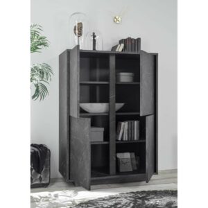 web 13 CARRARA Anthrazit Highboard 4T geoeffnet 208100 04 LQ 1000x1000